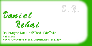 daniel nehai business card